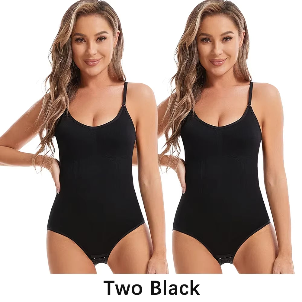 Women Slimming Shapewear Seamless Slimming Butt Lifter Full Body Shaper Smooth Out Bodysuit Open Crotch High Elastic Body Suits