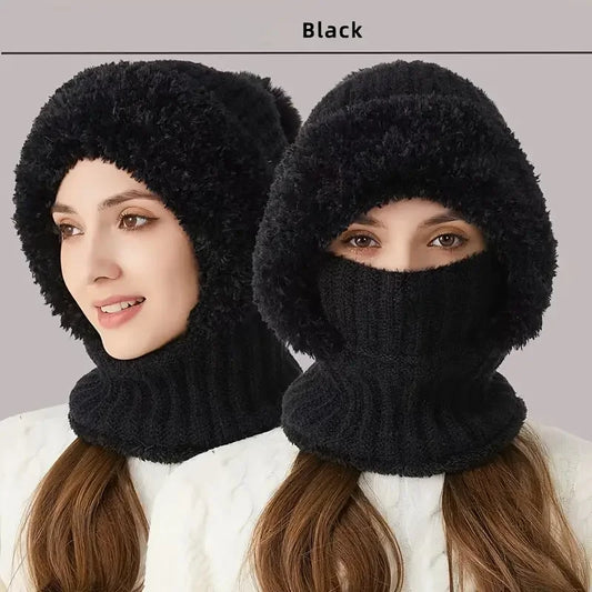 3 in 1 Beanie Hat For Women