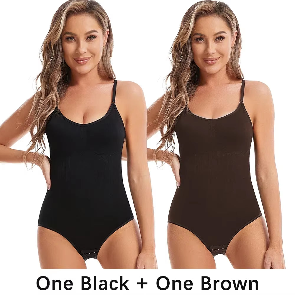 Women Slimming Shapewear Seamless Slimming Butt Lifter Full Body Shaper Smooth Out Bodysuit Open Crotch High Elastic Body Suits