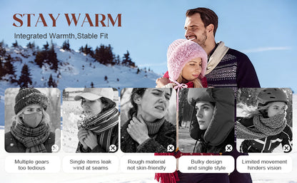 3 in 1 Beanie Hat For Women